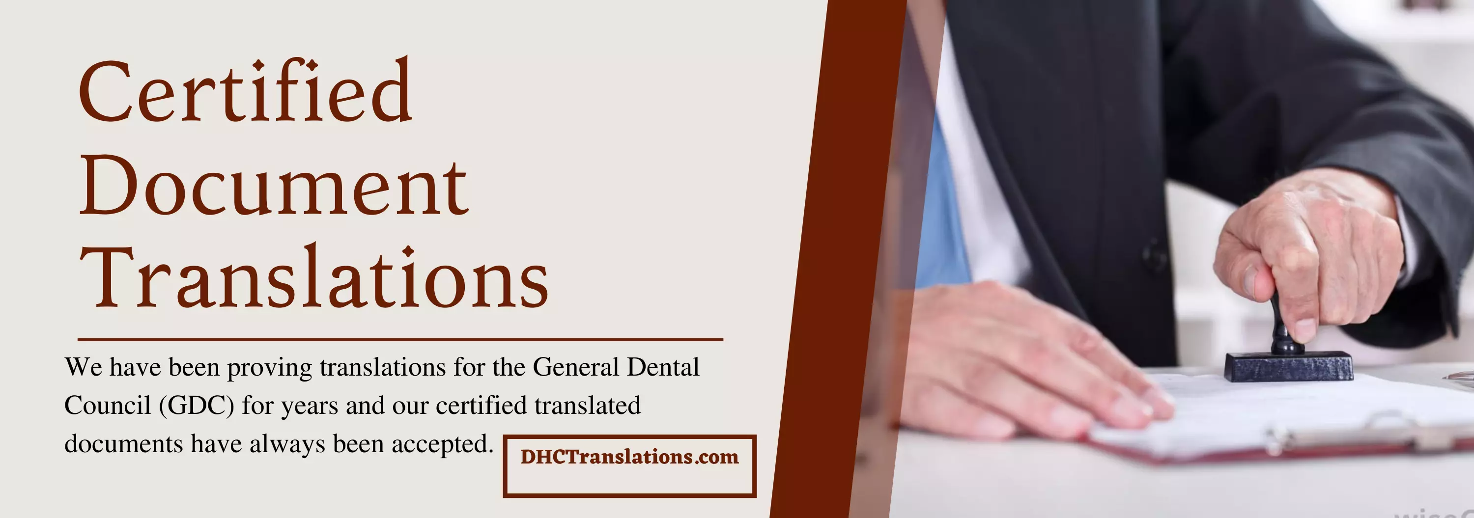 Translations for the General Dental Council